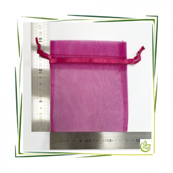 Organza Beutel Pink (12x15cm)